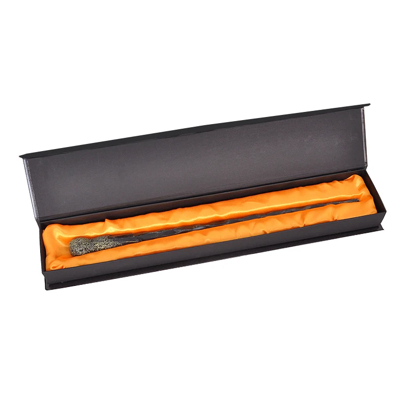 Новая горячая качество люкс COS Рон Уизли Волшебная палочка волшебная палочка палочки с подарочной упаковкой
