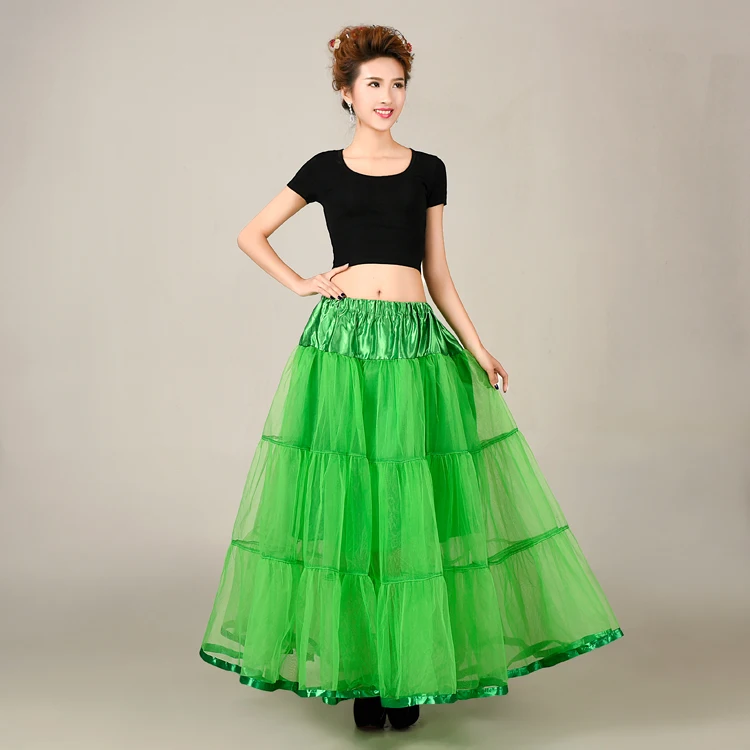Женская газовая юбочка QC6639 длинная 14 цветов 1 метр|fashion skirt|skirt fashionpetticoat skirt |