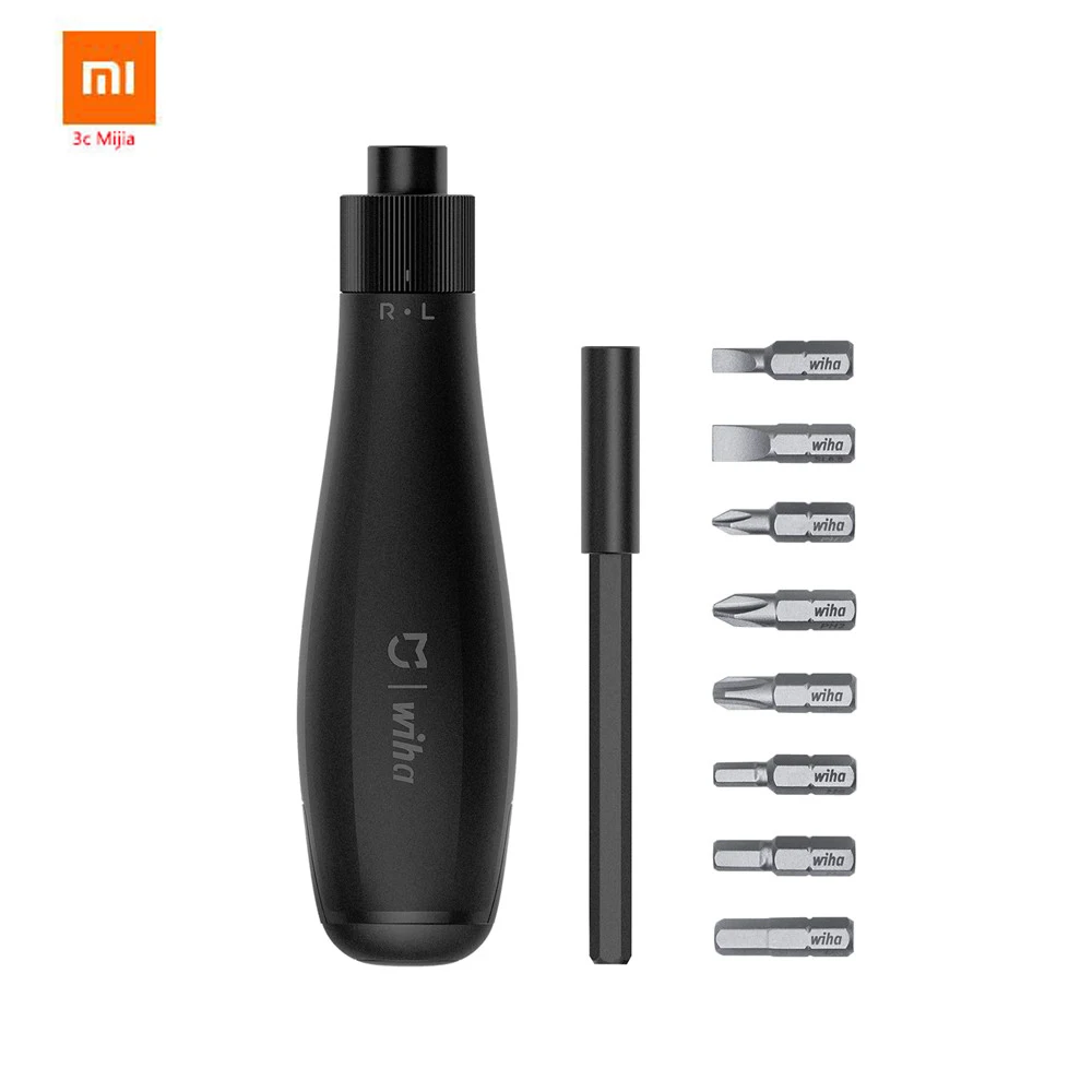 Новинка Xiaomi Youpin Wiha отвертка 8 в 1 с храповым механизмом бытовой инструмент для