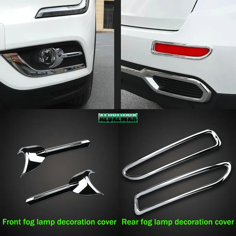 

car-styling special decoration ABS Car fog lamp lights cover Auto Accessories for Renault Koleos Samsung QM6 2017 automobiles