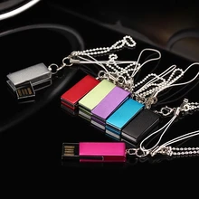 Usb флеш-накопитель 32 ГБ Одежда высшего качества Водонепроницаемый серебристого металла флэш-накопитель 2,0 флеш-накопитель 64 Гб оперативной памяти, 16 Гб встроенной памяти, 128 Гб Flash Usb 512 ГБ флеш-накопитель