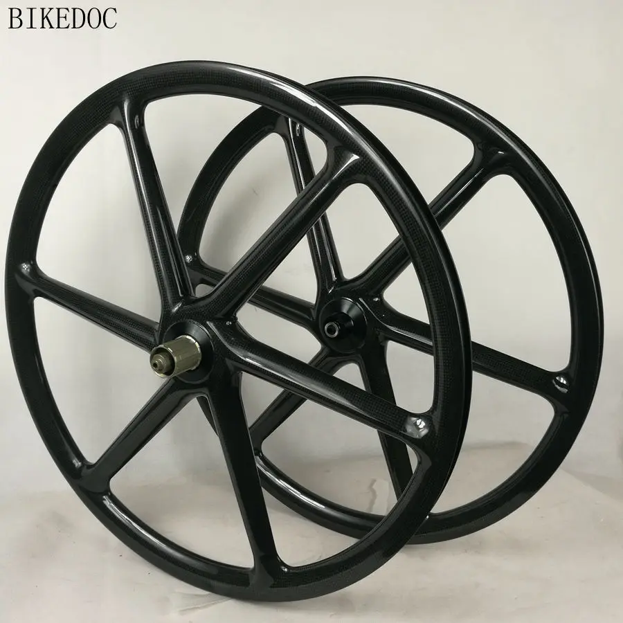 Discount BIKEDOC 26er/27.5er/29er Carbon 6 Spoke Wheel For  MTB Carbon Wheelset  Ruedas Mtb Carbon Wheels 1