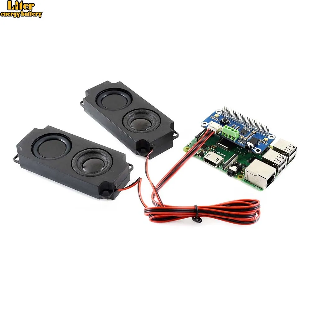 

WM8960 Hi-Fi Sound Card HAT for Raspberry Pi Zero/Zero W/Zero WH/2B/3B/3B+, Stereo CODEC, Play/Record