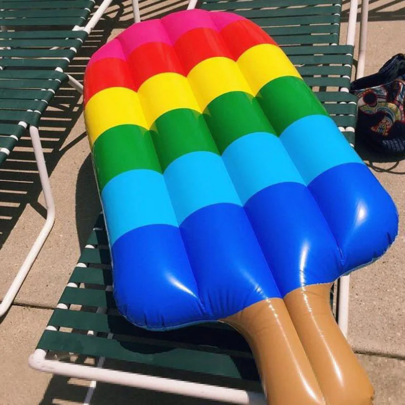 

Summer Pool Float 145cm Inflatable Popsicle Pool Floats Boia Piscina Ice Candy Swim Float Pool Inflatable Toys Pool Party Boias