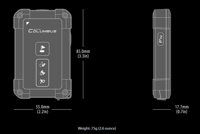 Коламбус P-1 P1 Профессиональный gps регистратор данных IP66 водонепроницаемый 10 Гц Встроенный датчик движения MTK 3339 чипсет 66 каналов WGS-84