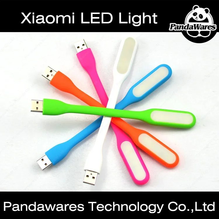2015 Original Xiaomi Flexible USB LED light Lamp portable hining Led For Power bank Computer Led Lamp Protect Eyesight hot sale