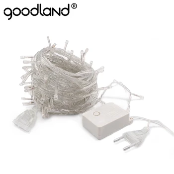 LED String 10 m Waterdicht 110 v 220 v 100 LED Fairy Light 9 Kleuren Kerst Gerlyanda Outdoor Tuin Decoratie krans Halloween LED String 10 m Waterdicht 110 v 220 v 100 LED Fairy Light 9 Kleuren Kerst Gerlyanda Outdoor Tuin Decoratie krans Halloween