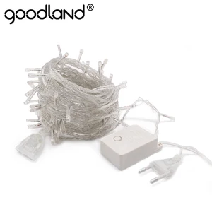 Светодио дный гирлянды светодиодные 10 м водостойкий 110 V 220 V светодио дный 100 Led Фея Света 9 цветов Рождество Gerlyanda открытый украшения сада Гирлянда Хэллоуин - изображение