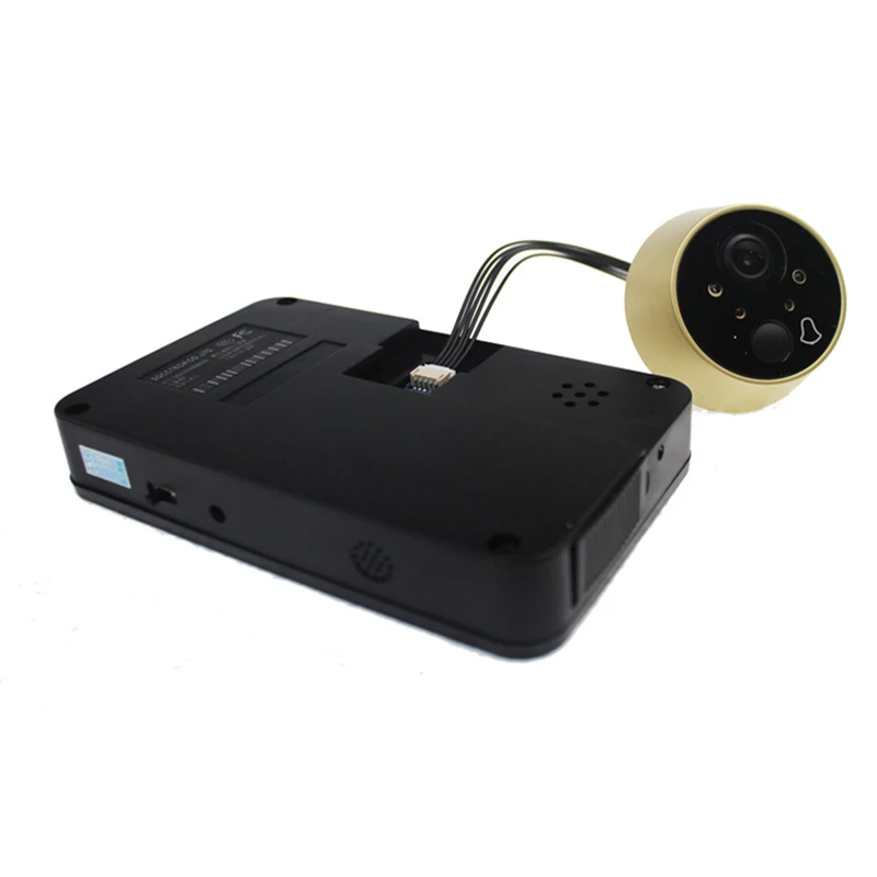 OWGYML 4.3 inch Color Screen Door Peephole Camera Video Doorbell With LED Lights Video Door Viewer Outdoor Security Mini Camera OWGYML 4.3 inch Color Screen Door Peephole Camera Video Doorbell With LED Lights Video Door Viewer Outdoor Security Mini Camera