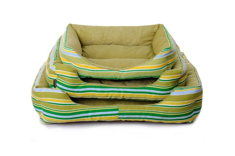 Домик для питомца, кошки, собаки, гнездо фланелевый коврик водонепроницаемый мягкий кошки собаки кровать уютный щенок съемный моющийся питомник - Цвет: Зеленый