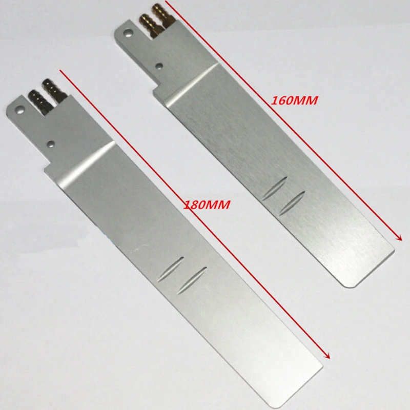 

1PC 160mm/180mm Double Water Inlet Rudder Flake Aluminum Alloy Suction Rudder Knife for RC Gasoline / Racing O Boat Spare Parts