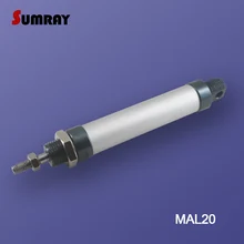 SUMRAY Pneumatic Cylinder MAL Type 20mm Bore 25/50/75/100/125/150/175/200/250/300mm Stroke Double Action Pneumatic Air Cylinder цена SUMRAY Pneumatic Cylinder MAL Type 20mm Bore 25/50/75/100/125/150/175/200/250/300mm Stroke Double Action Pneumatic Air Cylinder цены онлайн