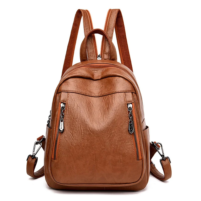 

Women Backpacks Female Rucksacks High Quality PU Leather Women Backpack Simple Practical Women Travel Pack Bag Mochila Feminina