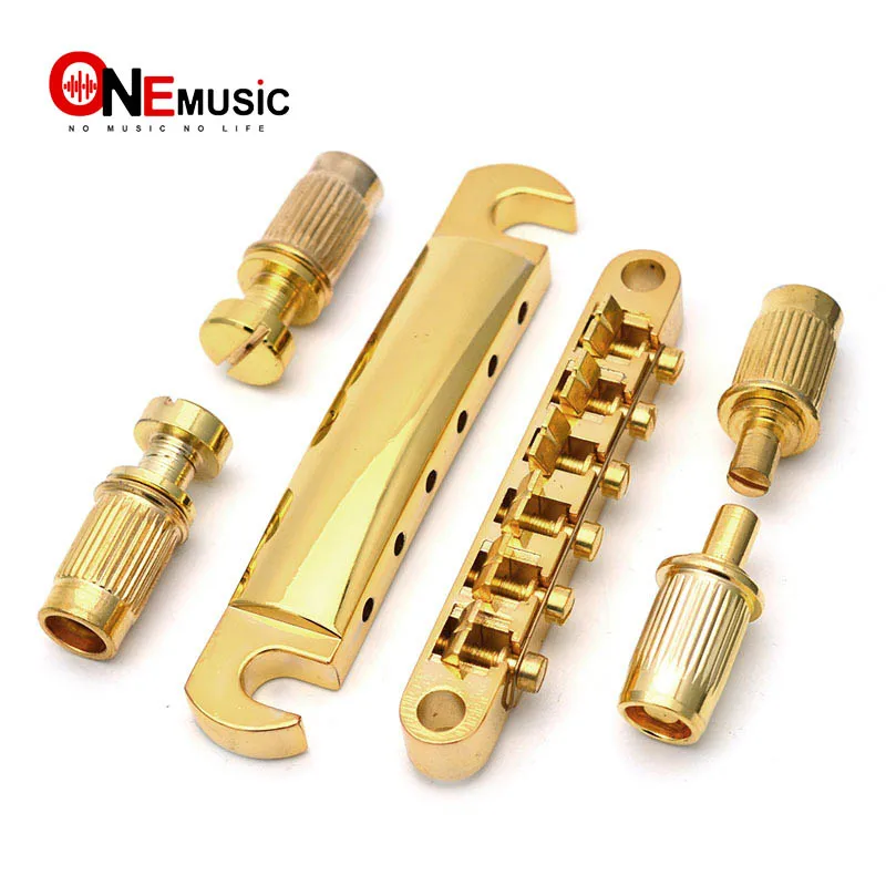 Набор золотых струнодержателей для электрогитары|guitar bridge|gold guitar bridgeguitar bridge gold |