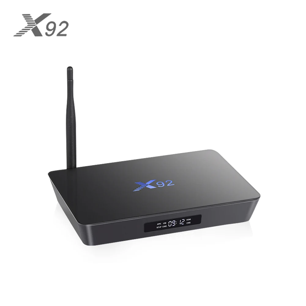 X92 4K Android 7.1 Smart TV Box Amlogic S912 Octa Core H.265 Wifi RAM 2G 3G Set Top Box Media Player PK X96 TV Box
