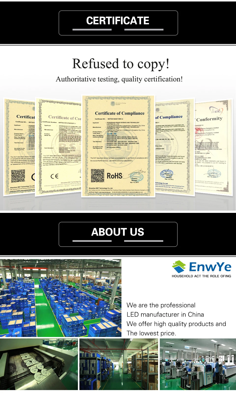 EnwYe LED Downlight Ceiling 5W 7W 9W 12W 15W Warm white/cold white led light AC 220V 230V 240V