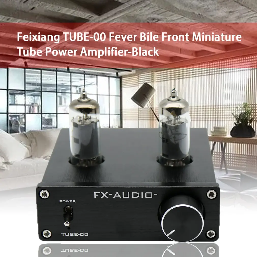

FX-Audio TUBE-00 Bile Preamp Tube Amplifier Preamp Bile Buffer 6J1 Mini HIFI Preamplifier Amp With DC12V 1A Power Plug