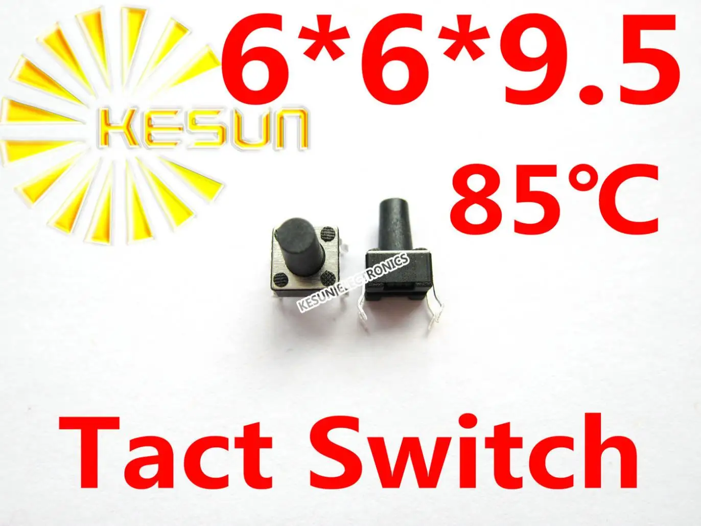 

1000PCS DIP 6X6X9.5 Tactile Tact Push Button Micro Switch Momentary
