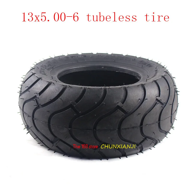 

Lightning shipment 13x5.00-6 tire inch TubelessTyre For ATV QUAD Bike Gokart Scooter mini Buggy Mower Snow Plow motorcycles part