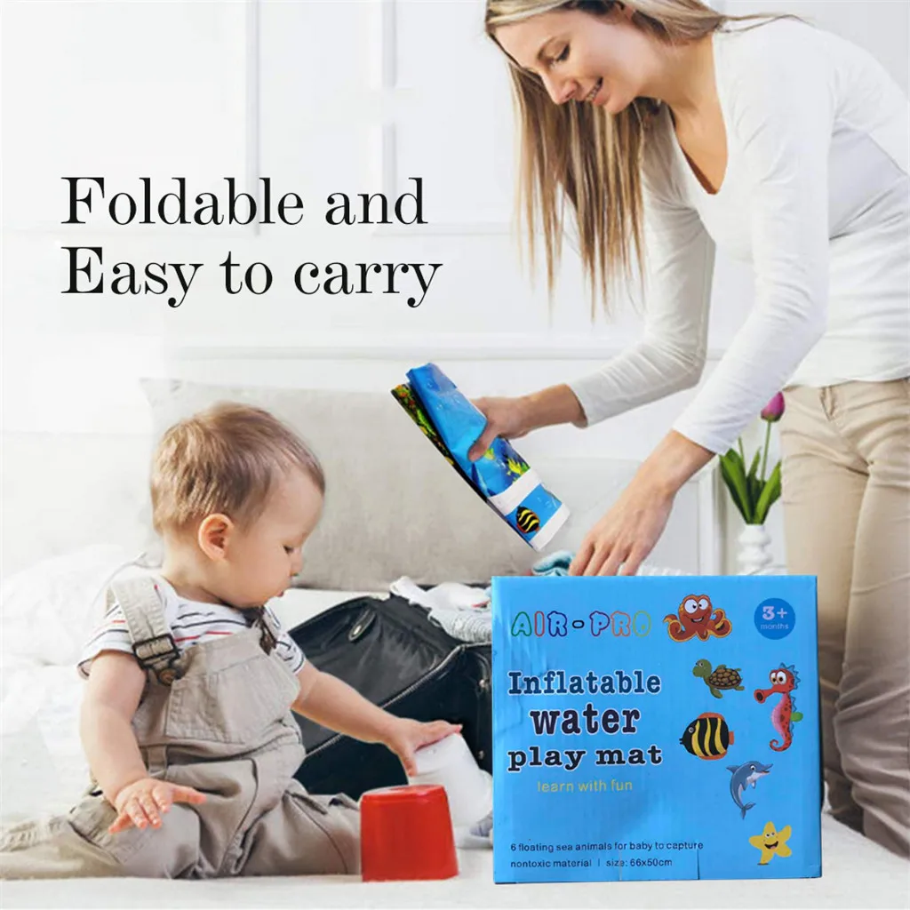 Water Cushion 2019 Inflatable Baby Water Mat Fun Activity Play Center for Children & Infants