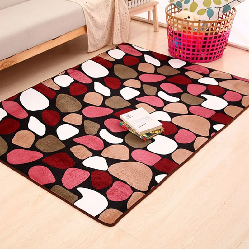 

2018 New Coral Velvet Memory Foam Carpet Floor Mats Carpet the Living Room Office Bathroom anti-slip Carpet Doormat 9 Colors