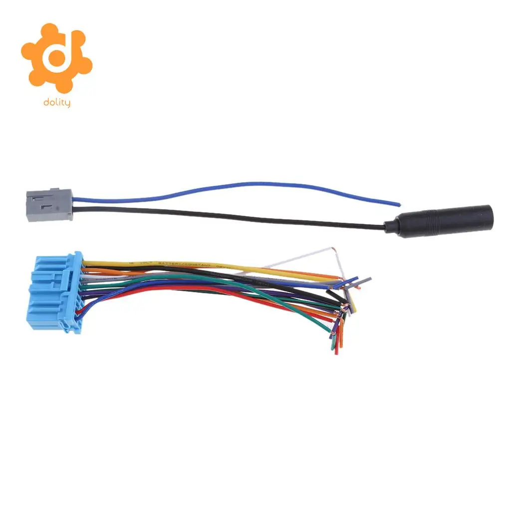 dolity Audio Car Stereo Wiring Harness Radio Antenna for Honda/Suzuki /Haima/Mazda