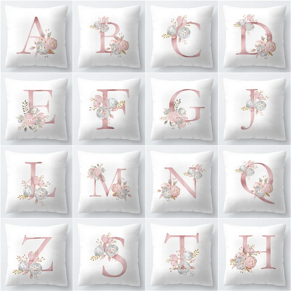 letter pillowcase