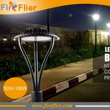 6 шт. ce rohs улица etl DLC перечисленных водонепроницаемый сад свет 50 Вт 80 Вт 100 Вт парковка light 150 Вт пост верхней лампы приспособление открытый