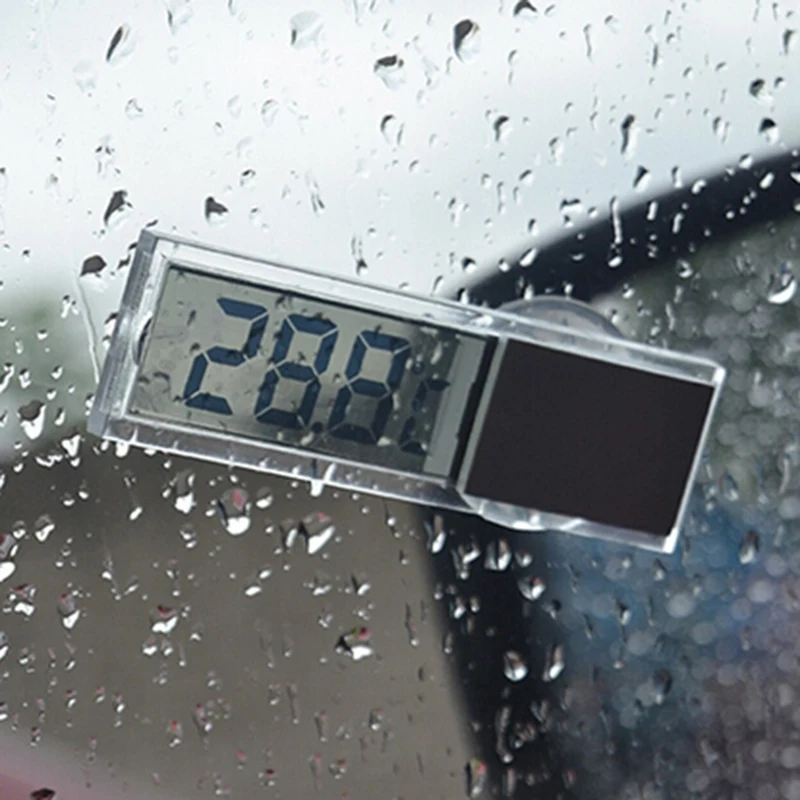 

Vehicle Car Windscreen / Auto Rear View Mirror Digital Display Thermometer K-036 Mini Room Temperature Meter