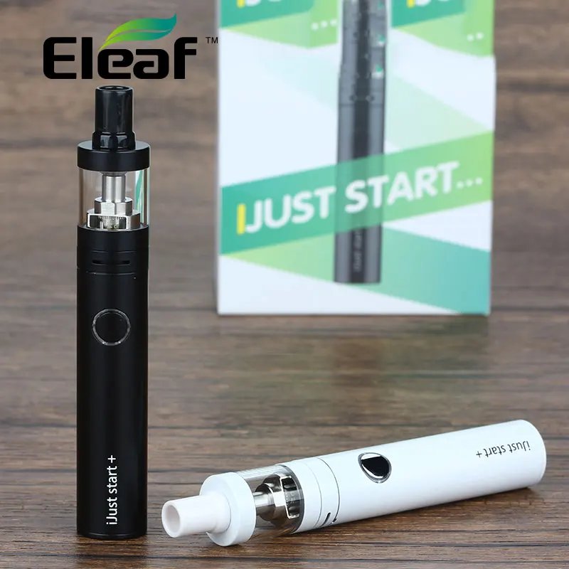 

Eleaf iJust Start Plus Kit with 2.5ml GS Air 2 Tank Atomizer & 1600mAh Built-in Battery 25W Starter Kit e-Cigarette VS iJust 3