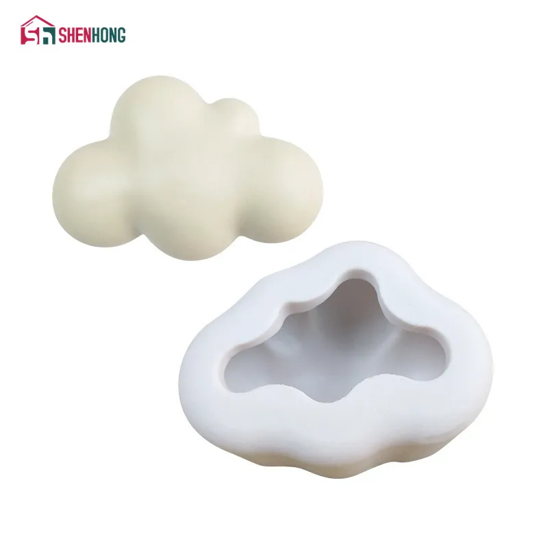 

SHENHONG 3D Cloud Silicone Cake Molds For Baking Ice Moule Mousse DIY Pastry Decorating Tools Dessert Chocolate Mould