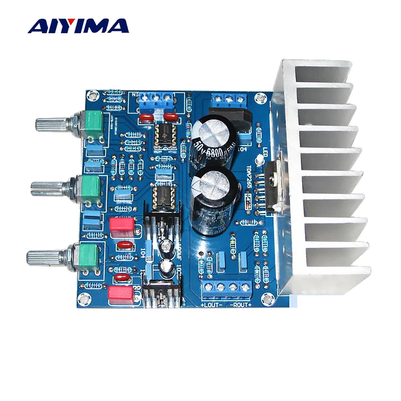 Aiyima TDA7265 + NE5532 аудио усилитель Совет Hifi двухканальные усилители 25 Вт * 2 DIY Звук