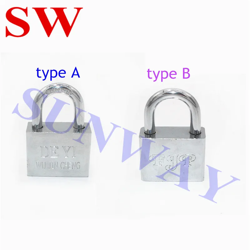 

2PCS 40mm Anti Theft Security System Door Motor Bike Padlock rust prevention anti shear stainless steel waterproof acid