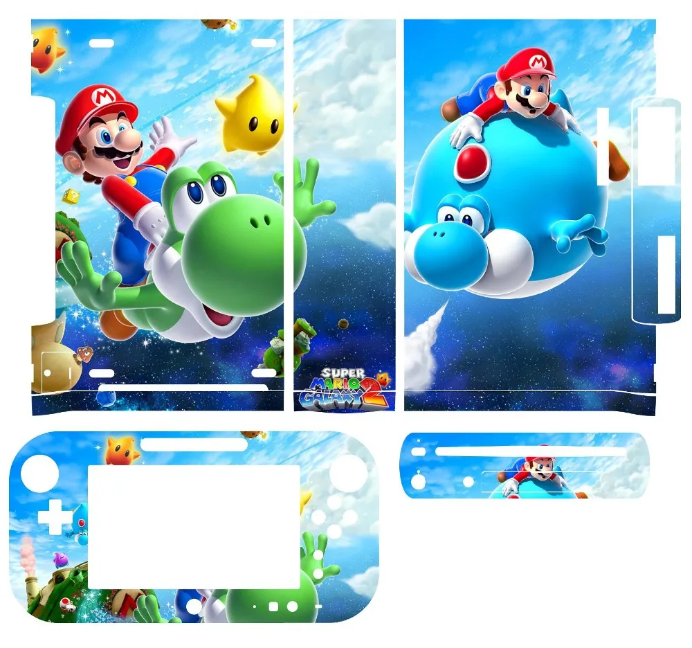 

219 Vinyl Skin Sticker Protector for Nintendo Wii U and controller skins Stickers