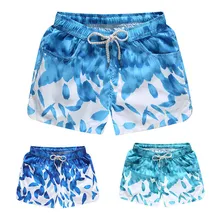 Пикантные Летние черные пляжные шорты для женщин быстросохнущие на шнурке плавать ming Серфинг Плавание Шорты стрейч талия