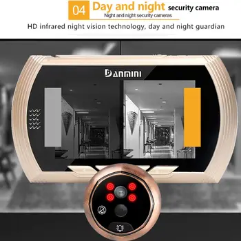 

New Sale Danmini 4.5" IPS HD Screen Digital Peephole Viewer Camera Door Night Vision with 170 Degrees Wide Angle