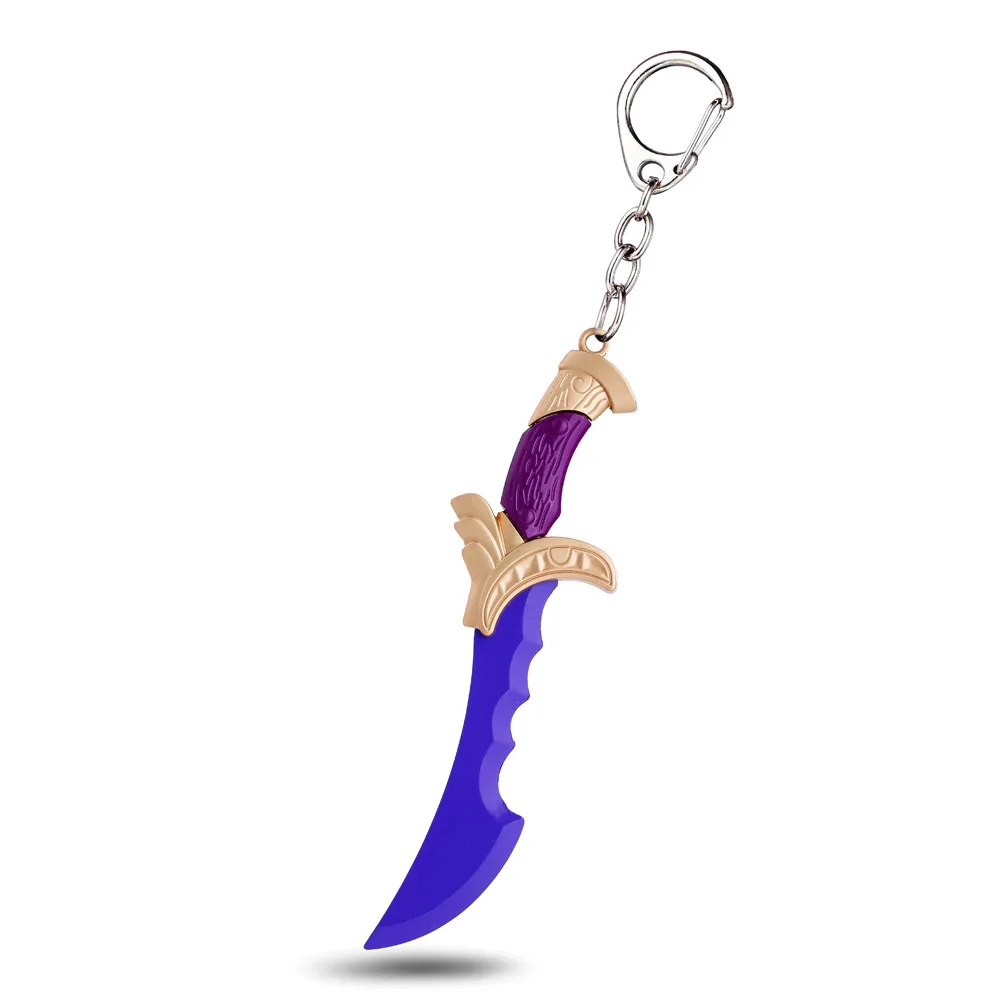 

2019 Hot Game Myth Weapon Hidden Knife Shadow Blade Keychain Magic Pendant Wholesale Key Holder Cool Gifts for Boyfriend Keyring