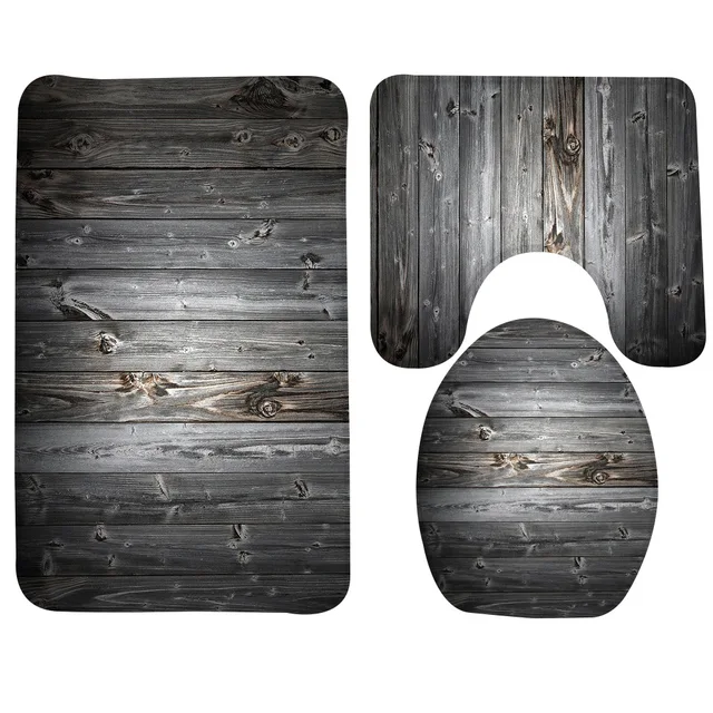 Aliexpress.com: Comprar Juegos de alfombrillas de baño 3 piezas patrón
