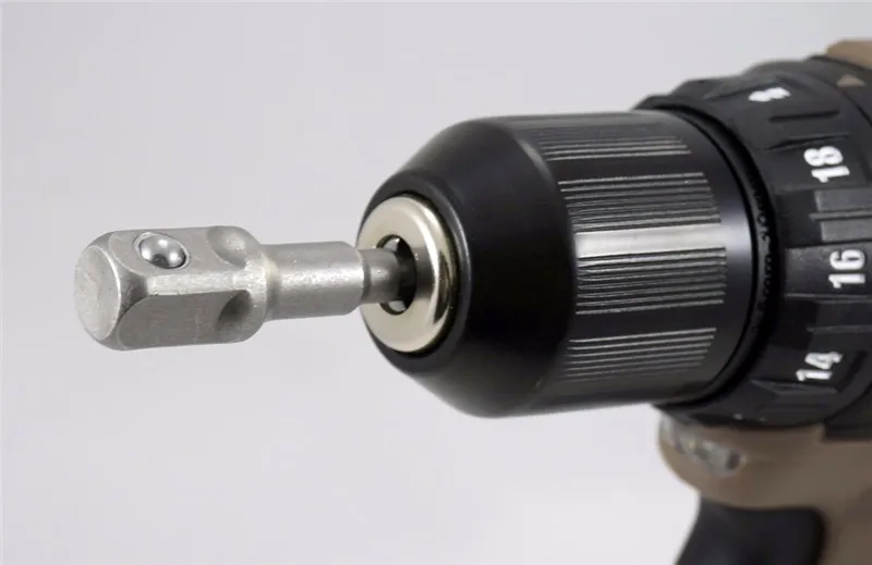 Mainpoint 1/4 &quot3/8&quot 1/2 &quotШестигранная Драйвер адаптер Комплект молоток головка