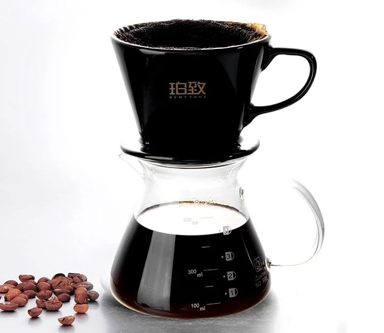 BEMYZONE Hand coffee pot Package combination ceramics Brewing cup