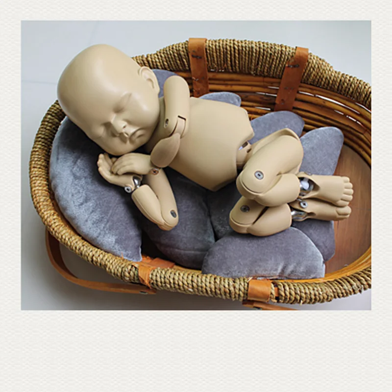 Simulation Newborn Baby photography Props Baby Photoshoot Props Photo-take Puppet Posing Assistant Joint doll Film studio