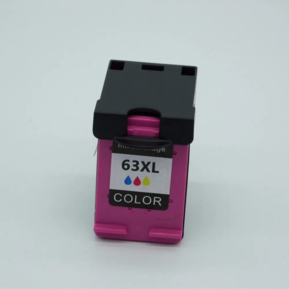 

1 Pk Color Remanufactured Ink Cartridges For HP HP63 HP63XL 63 XL 63XL DESKJET 1112 2130 2132 3630 3632 ENVY 4516 4512 4520 4522
