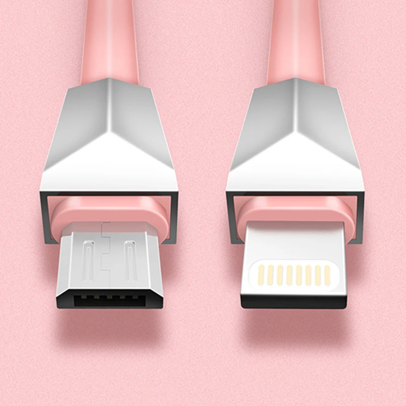 

LDNIO Micro/Lightning/Type C USB Cable For Mobile Phone 1m 2.4A Data Transfer Line Quick Charging Cord Adapter Connector