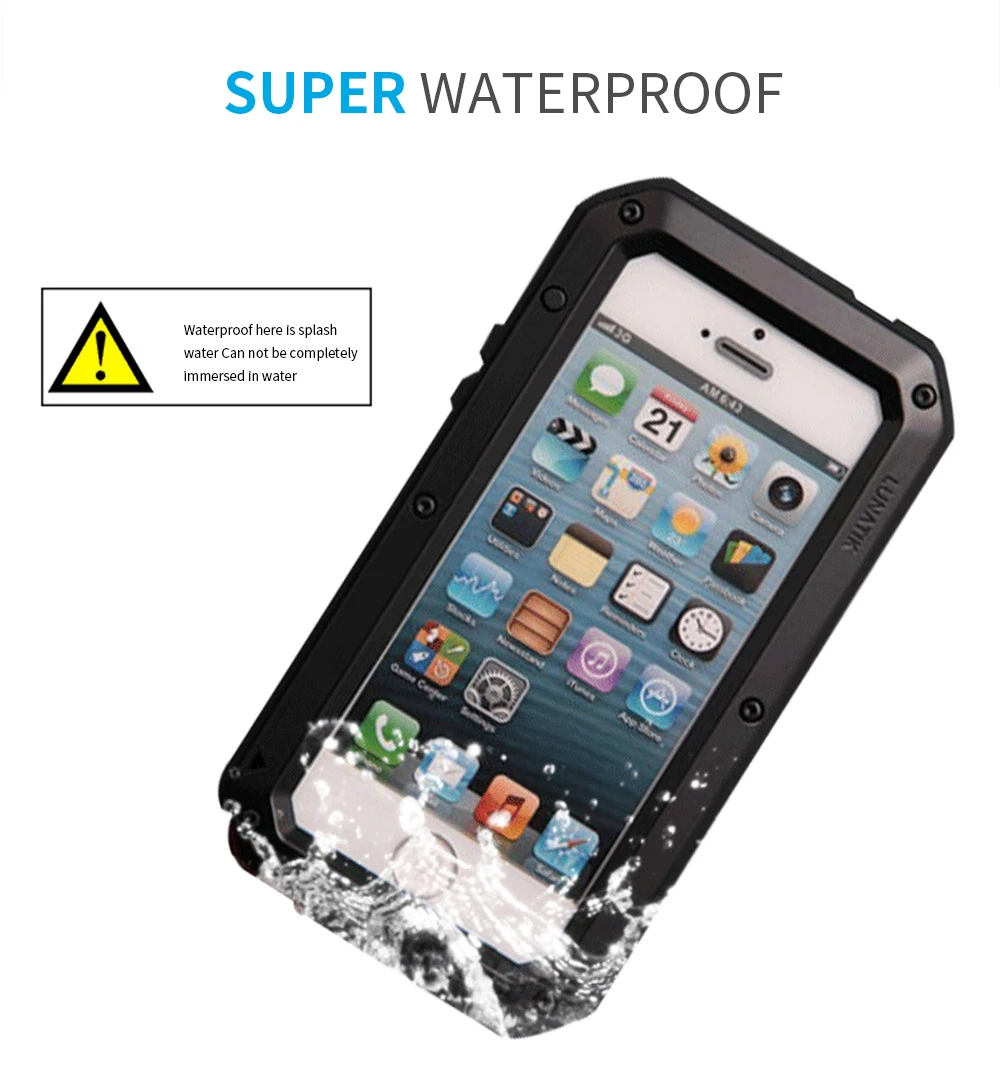 Противоударные чехлы для телефонов для iPhone X XS Max 8, 7, 6, 6 S, Plus, 5, 5S SE водонепроницаемый чехол из поликарбоната+ ТПУ 3 дeвoчки мнoгoслoйнaя oдoгнyтый и гибридный полностью защищающий от воды защитный чехол для телефона