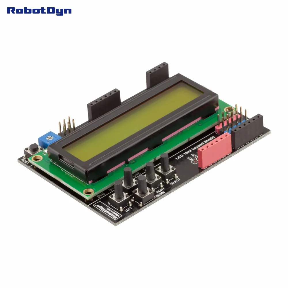 Русский(кириллица) ЖК-клавиатура щит, 1602 дисплей, для Arduino lcd Щит зеленый экран