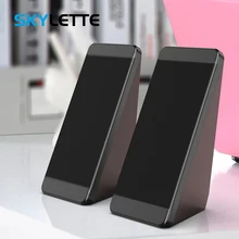USB Проводная Компьютерные колонки 2 шт. PC Угол возвышения рога для ноутбука, настольного компьютера, телефона аудио Динамик мультимедиа громкий Динамик