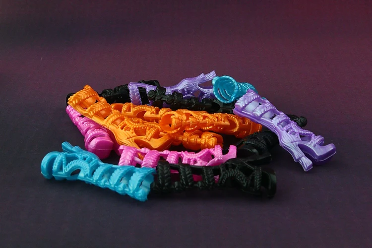 Doll Shoes 5 Pair / lot Mixed Colors Leaves Design Shoes For Monster High Doll Gift for Girl