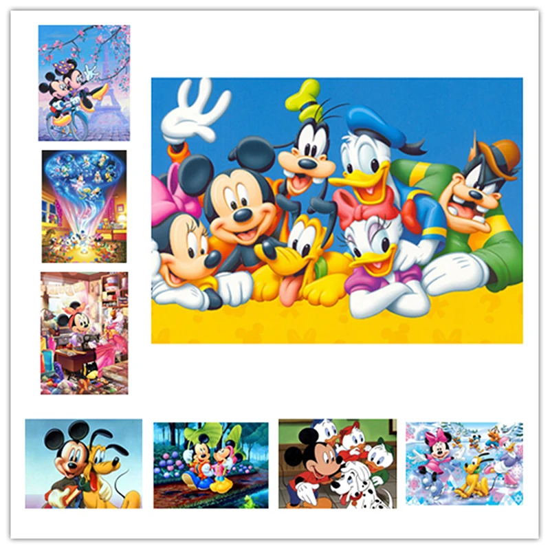 

5D diamond painting full square / round cartoon Disney Mickey Mouse diamond painting embroidery cross stitch mosaic Rhinestone