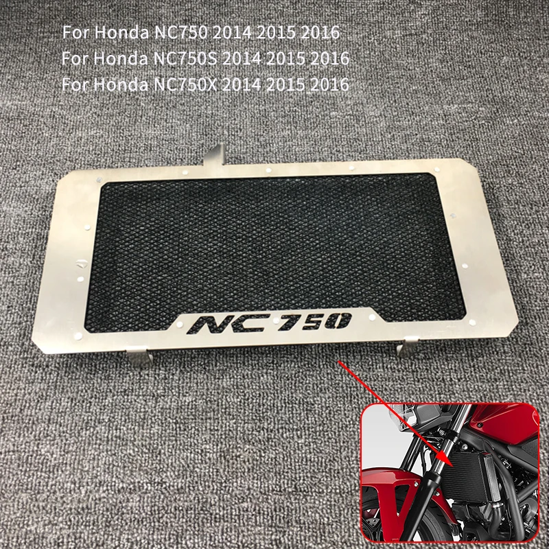 

Motorcycle Radiator Grille Grill Guard Cover Protector For Honda NC750 NC750S NC750X 2014 2015 2016 NC750 100% Brand New