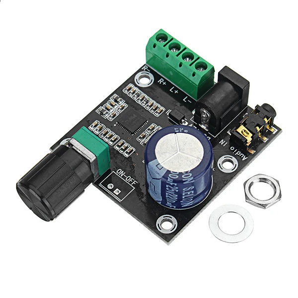 LEORY Digital Audio Stereo Amplificatore Ad Alta Potenza A Doppio Canale PAM8610 DC 12 V 15 W * 2 a